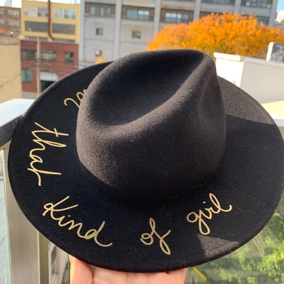Zara 100%Wool Wide Firm Brim Fedora Black Hat - Picture 2 of 16